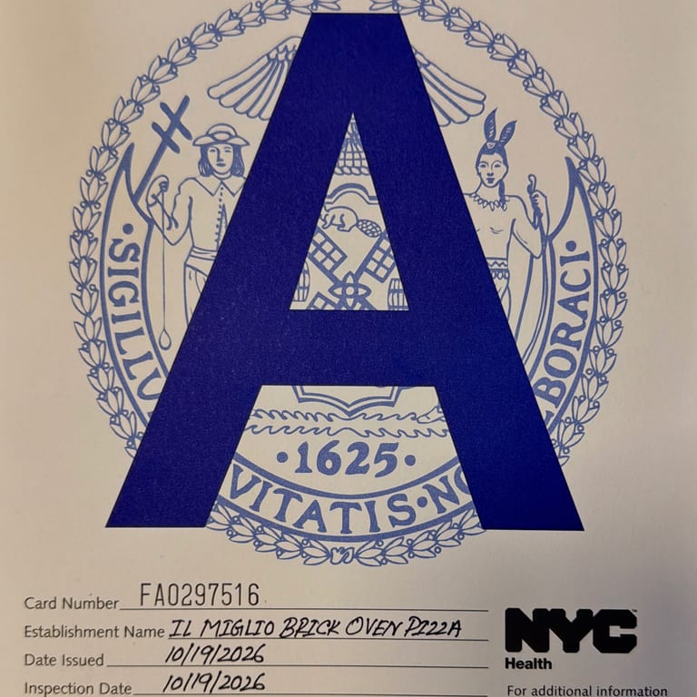 Sanitary Inspection Grade