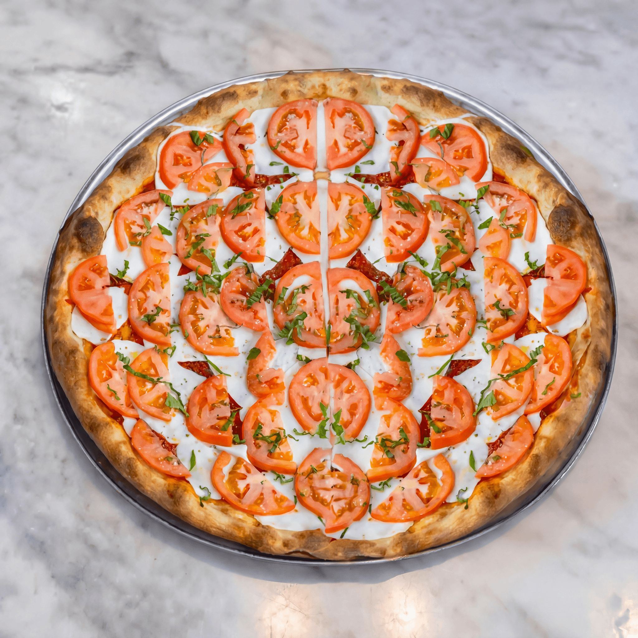Pizza Margherita.