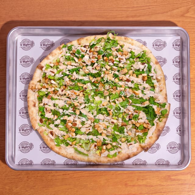 Chicken Caesar Pizza.