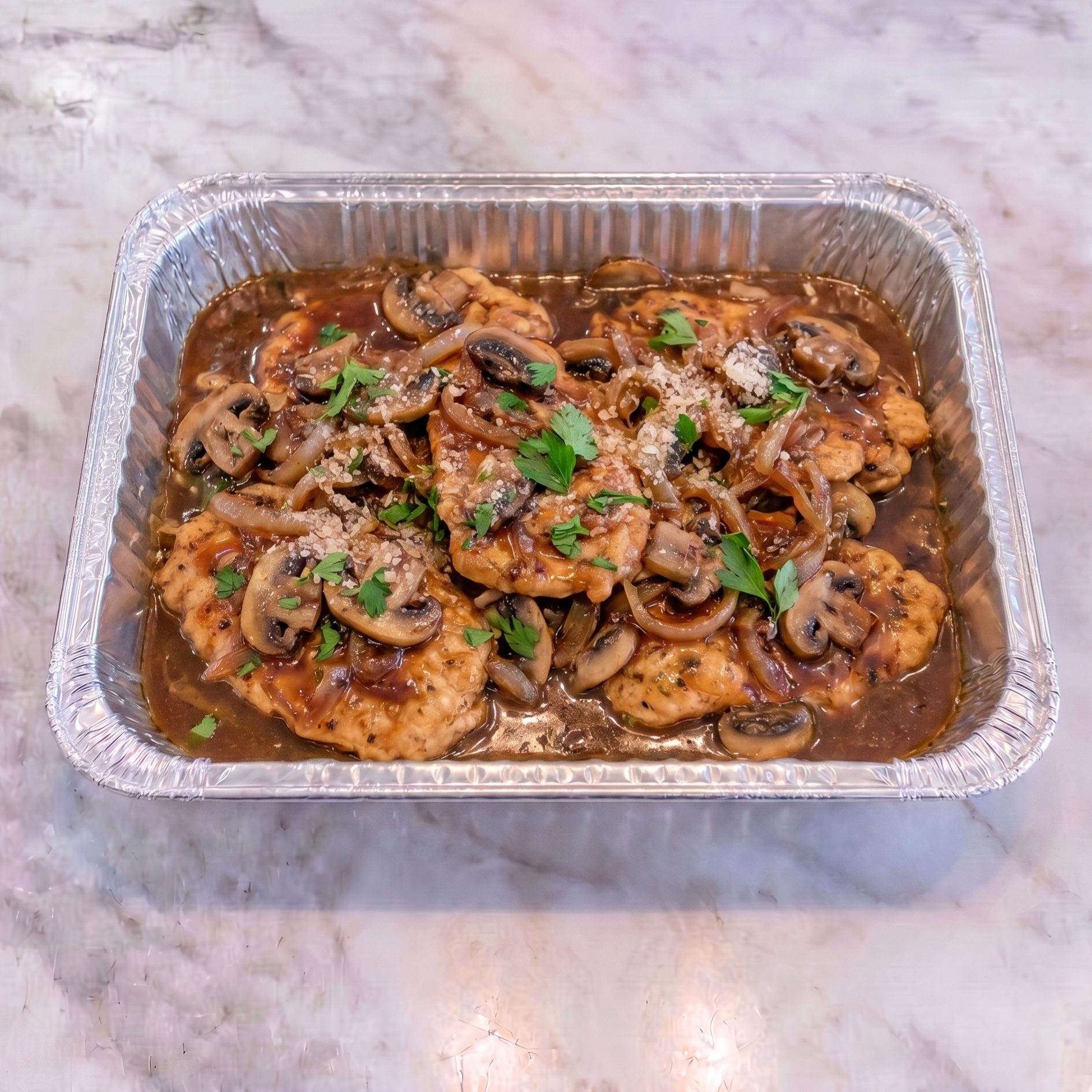 Chicken Marsala.