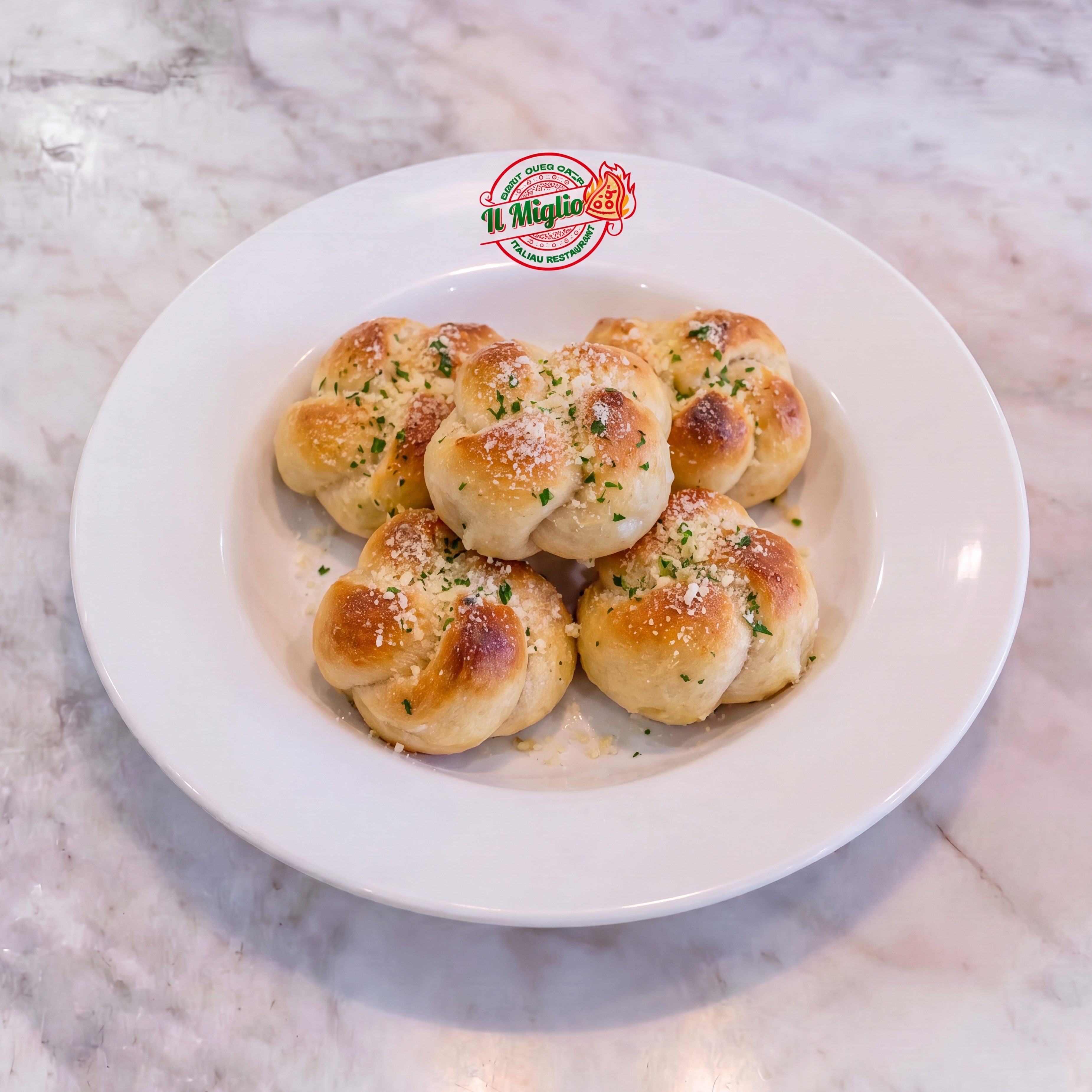 Garlic Knots (5 Pieces).