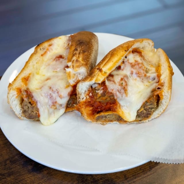 Meatball Parm Hero.