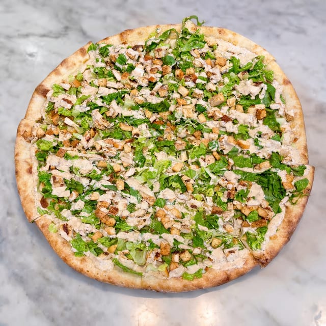 Chicken Caesar Pizza.
