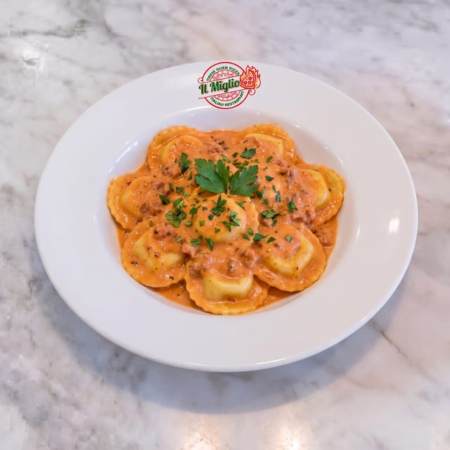 Cheese Ravioli Pasta.