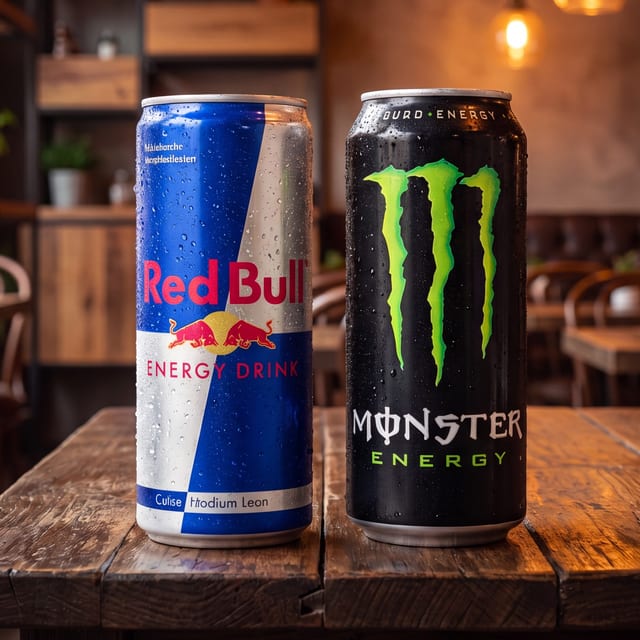 Energy drinks.