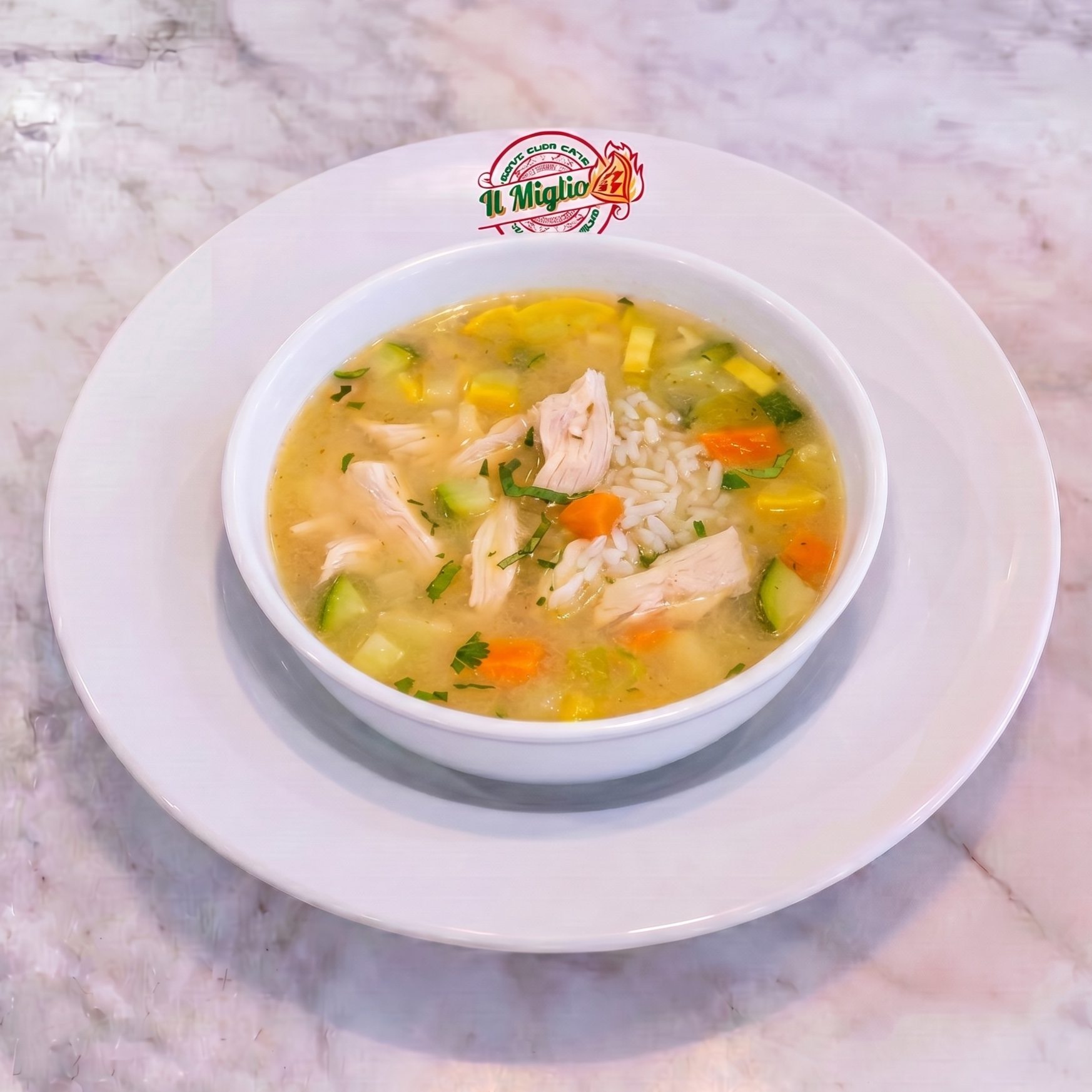 Chicken Rice Soup.