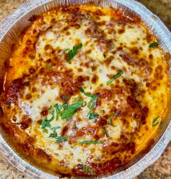 Chicken Parmesan Pasta.